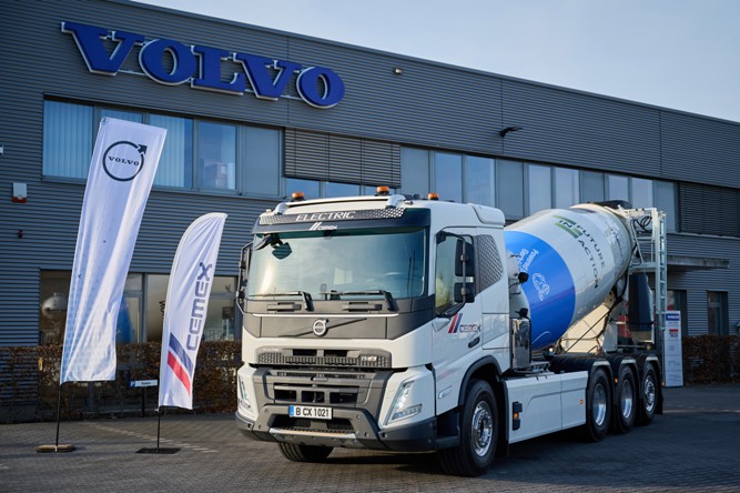 Volvo Trucks Delivers First FMX Electric Concrete Mixer to Cemex - Plant  and Civil Engineering