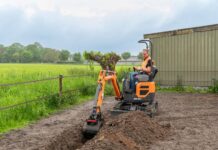 New High Performance DX10Z-7 Mini-Excavator from Develon
