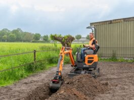 New High Performance DX10Z-7 Mini-Excavator from Develon