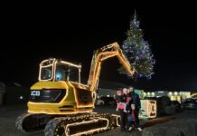 Festive Spirit Shines Bright at Dennison JCB’s Christmas Light Event