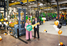 Combilift’s 100,000th Forklift Raises €100,000 for Global Children’s Charity